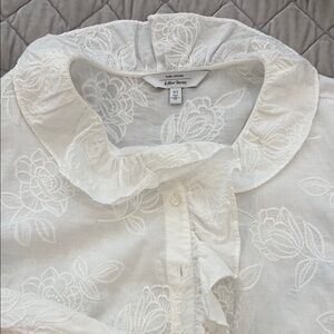 A New Day White Embroidered Blouse